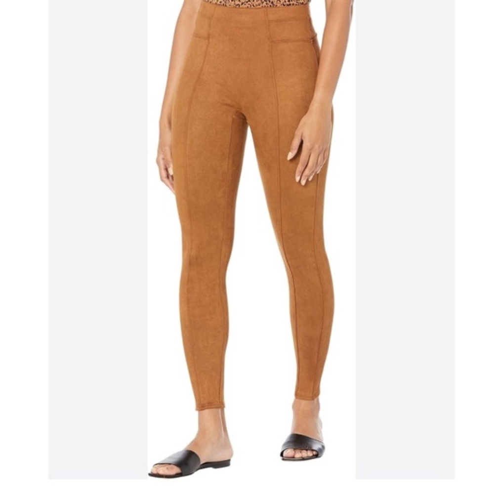 SPANX Faux Suede High-Rise Leggings - size S